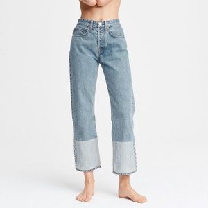 Rag & Bone Maya high rise straight leg jeans